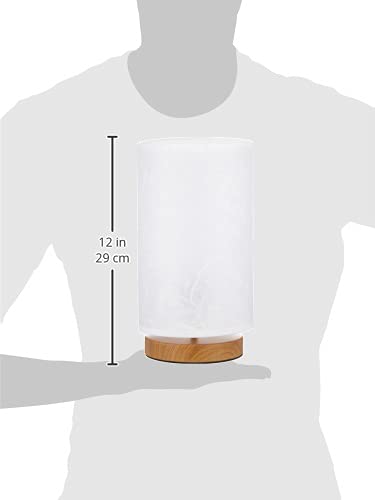 Ohm Electric Table Lamp, Japanese-Style Stand, Cylindrical Type, [Product Number] 06-1394 TT-WN10AW, White