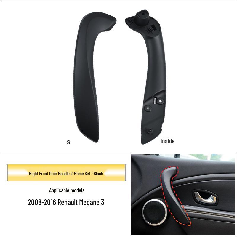 

Renault Megane 3-дверний Інтер єр Ручка передніх дверей Підлокітник Кронштейн Кришка Оздоблення