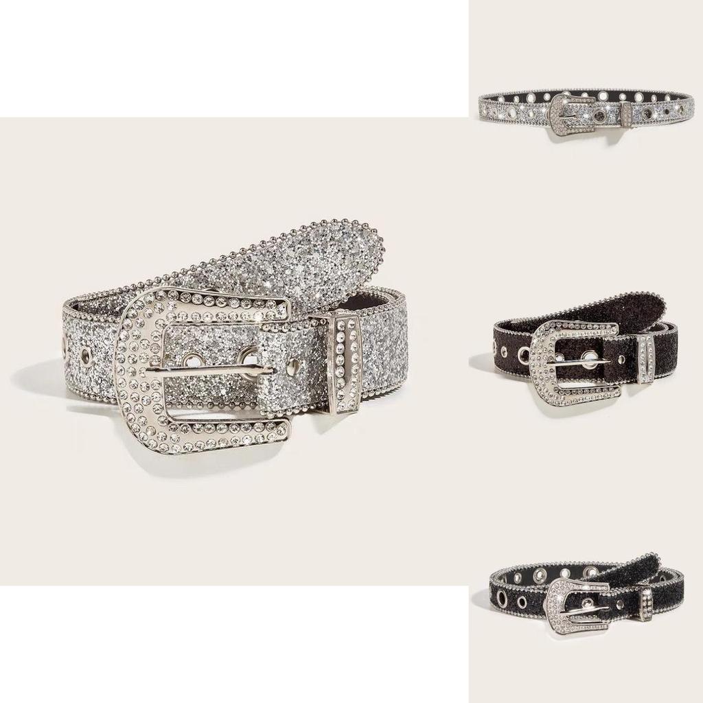 Eyecatching Waist Rhinestone Belt For Womens Y2k Punk Aesthetic Trends Fashion