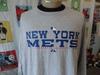 Vintage Y2K New York Mets MLB New NWT Gray T Shirt Size 4XL