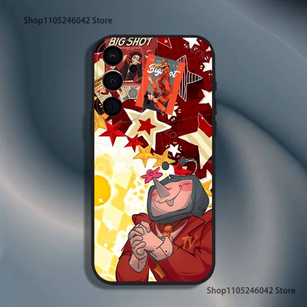 

D-Deltarune Tenna Shockproof Phone Case For Samsung S25,S24,S21,S22,S23,S30,Ultra,S20,Plus,Fe,Lite,5G Black Cover Samsung S235G