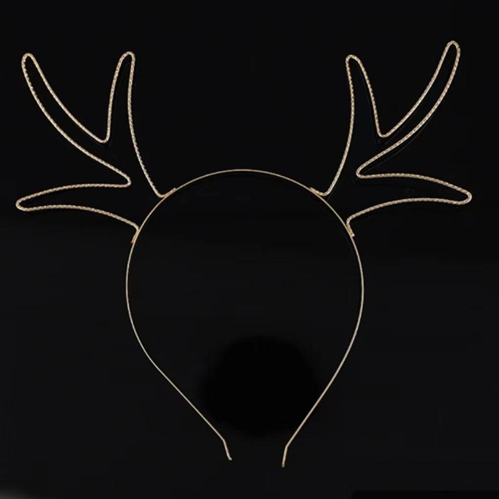 Stylish Christmas Headwear For Teens Girls Metal Hair Ornament Comfortable Wear Party Celebration