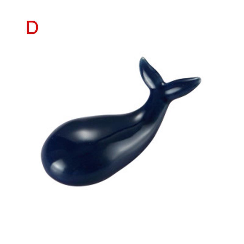 

Милый мультфильм керамические палочки держатели в форме кита кухонный художественный ремесленный держатель палочки подставка