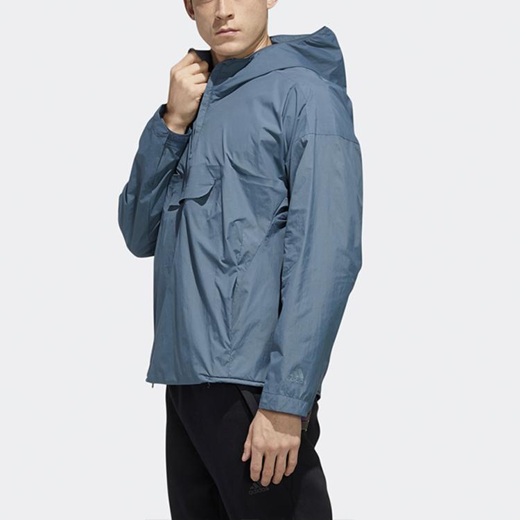 Adidas Jackets Men's Ruins Blue Hooded Moderate Other FM5410