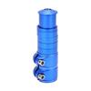Mountain Bike Stem Riser Extension Aluminum Alloy Bicycle Front Fork Tubes Extender for Mountain Road BicycleBlue