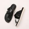 Fashion Slippers for Women 2025 Summer New with Buckle for Casual Wear Comfortable Clip Toe Thick Soled Sandals Womens Flip Flops Woman
