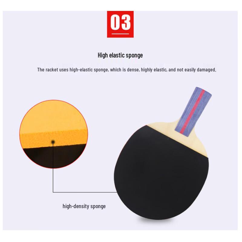 DHS Pre-assembled Table Tennis Racket