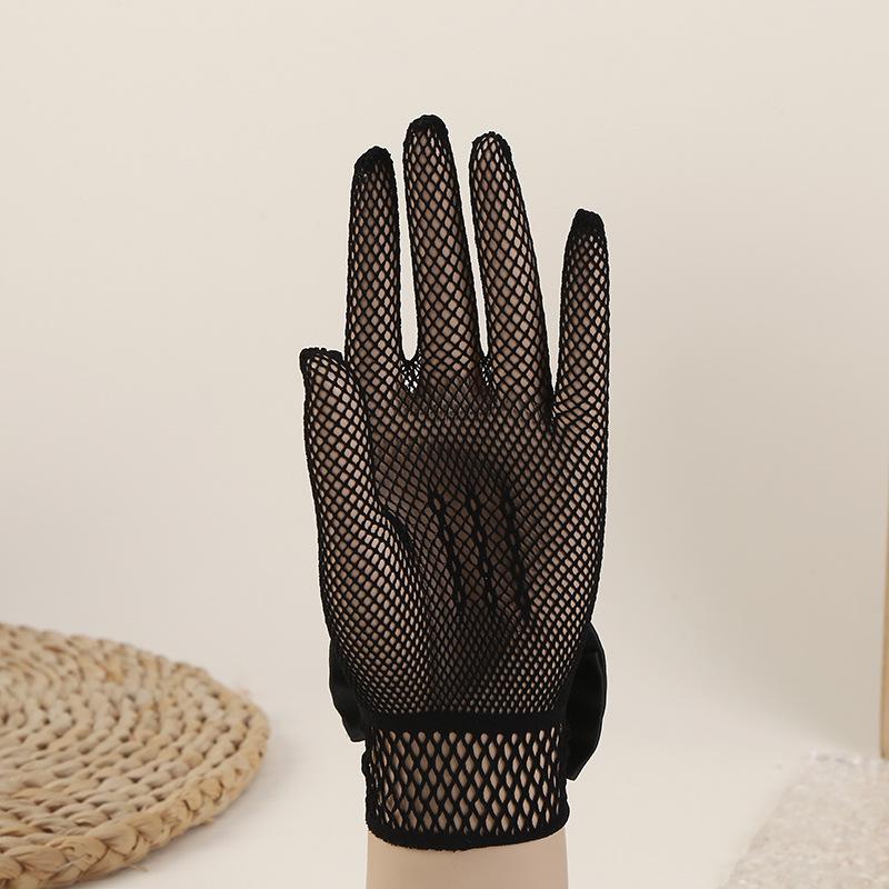 Élégants Gants à Nœud en Dentelle pour Mariages et Spectacles