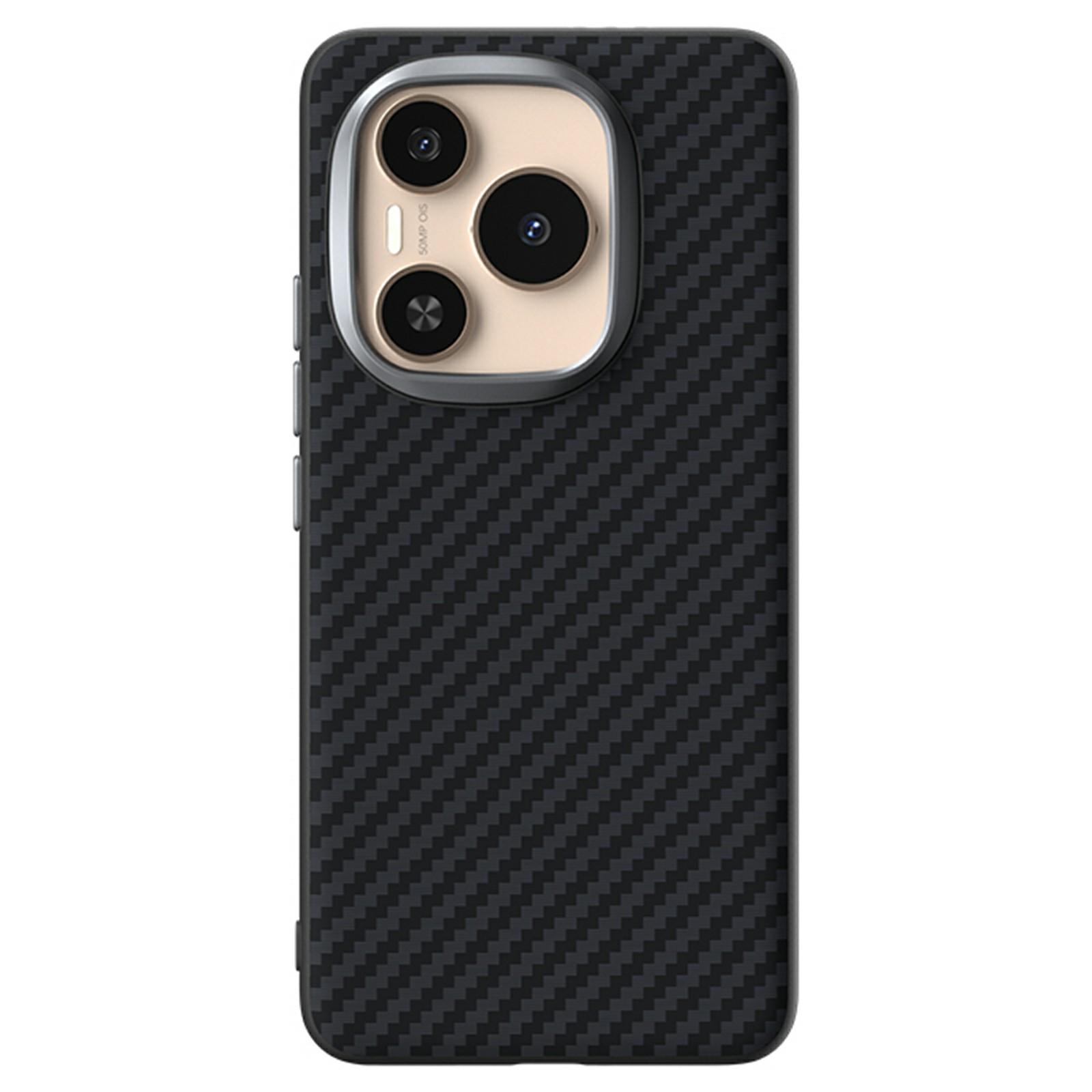 

ABEEL For Honor Power 5G Case Compatible with MagSafe Carbon Fiber Texture Back Cover Black