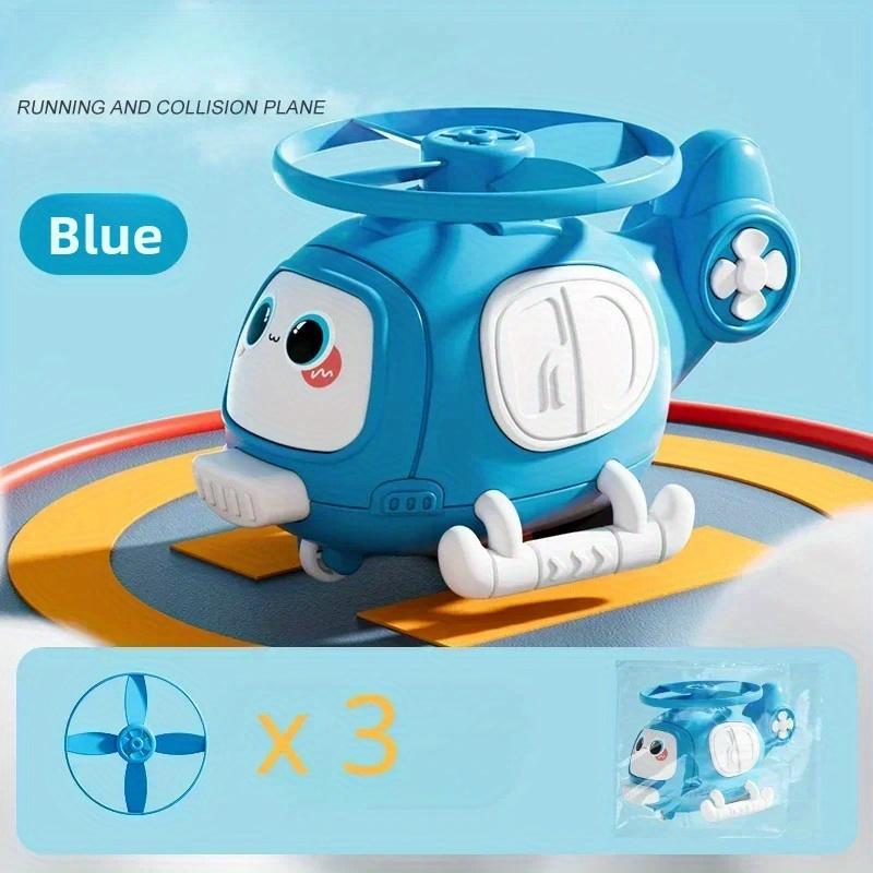 Airplane Boy 3 Year Airplane Bamboo Dragonfly Cartoon Helicopter UFO Toy Airplane Outdoor Game Child Gift