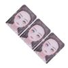 3 ks Růžové Oblečení Malování Make-up Cvičení Šablona Zesílená Opakovaně Použitelná Velikost A4 Omyvatelná Barva na Obličej P