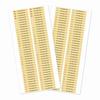 144Pcs Personalized Name Stickers Long Strip Pencil Labels Custom Waterproof Self Adhesive Name Labels For Bottles Notebooks