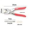 Five-Prong Metal Snap Set: No-Sew Solid Color Button Fasteners