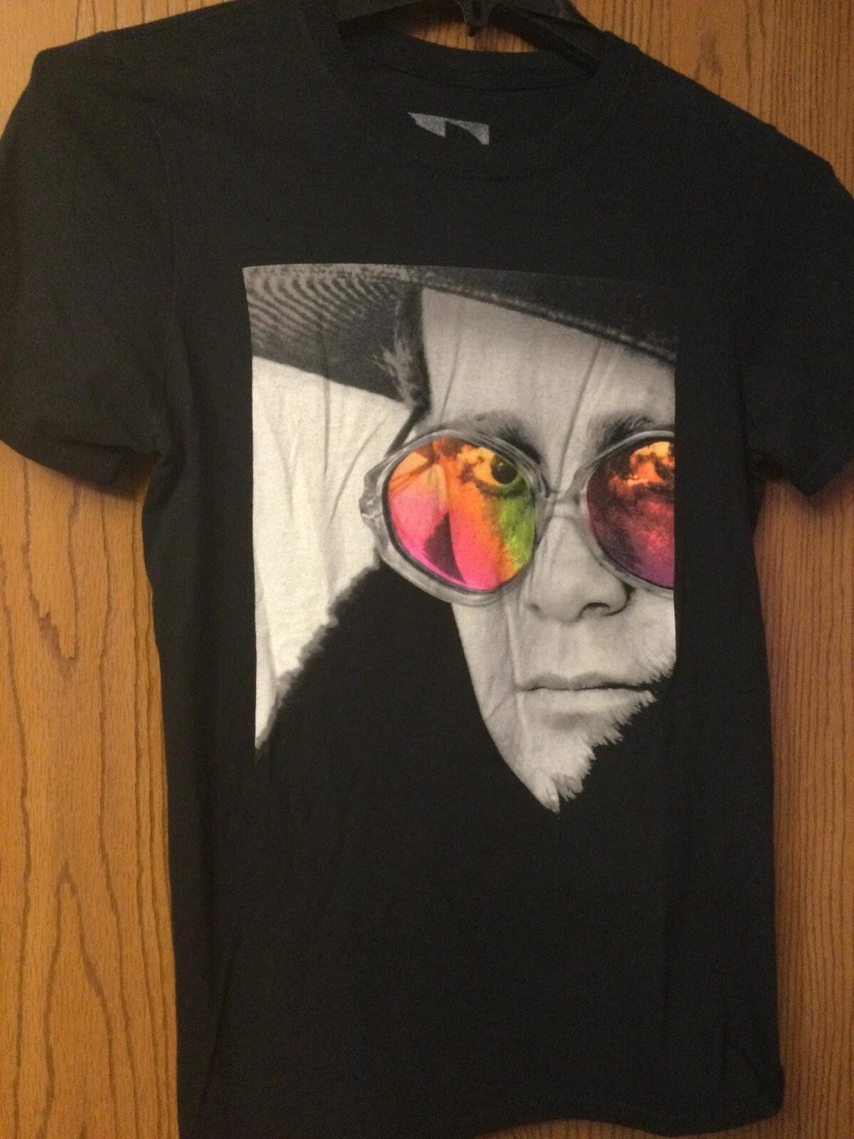 Elton John - 2019 Black Shirt - Ladies Cut. S. S