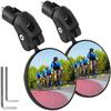 1/2PCS Bicycle Rearview Mirror 360 ° Convex Mirror Mountain Bike Rearview Mirror Rotatable Safety Side Mirror Bikes Accessories