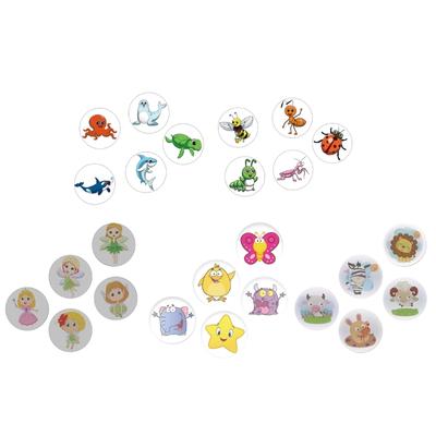 Potty Training Stickers Animals Toilet Targets Sticker Reusable Potty Targets Color Changing Pee Targets for Training