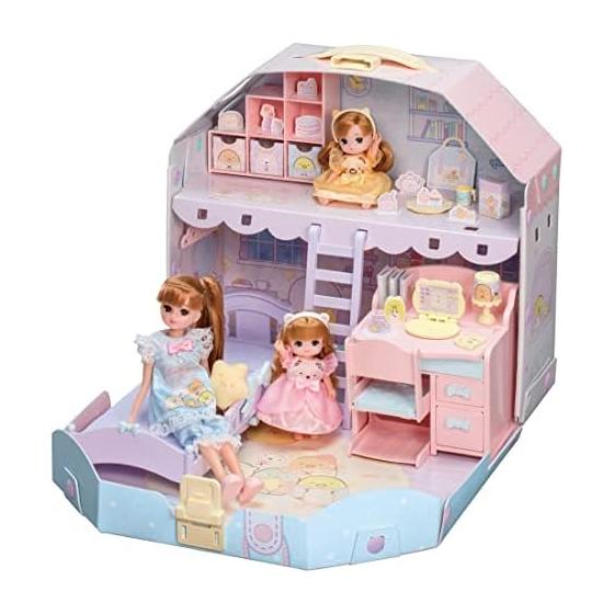 TAKARA TOMY Licca-chan Sumikko Gurashi Daisuki Licca-chan Room Dress-up Doll Pretending Toy Ages 3+ Toy Safety Standards Passed ST Mark