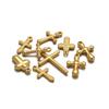 5pcs Stainless Steel 18k Pvd Gold Plated Cross Charms Pendant for DIY Jewelry Boho Necklace Earrings Making Bracelet Supplies