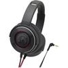Audio Technica Solid Bass Portable Headphones Heavy Bass Black Red Ath Ws550 Brd Red