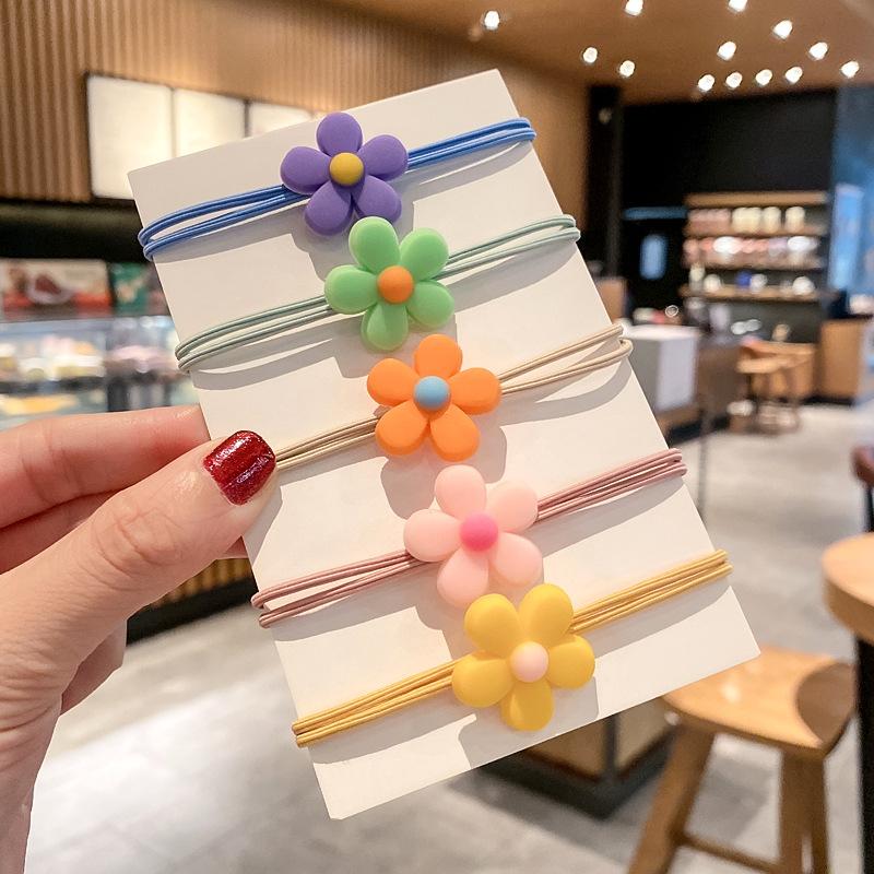 Little Girl's Hair Accessory - Hair Elastic Band, Small Hair String, Hair Decoration, Hair Tie, Cute Soft Rubber Cartoon Hair Ring