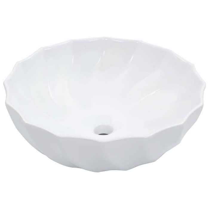 VidaXL Lavabo Lave-Mains Vasque à Poser Monter Salle de Bain Intérieur Salle d'Eau Cabine de Toilette Maison 46x17 cm 143921