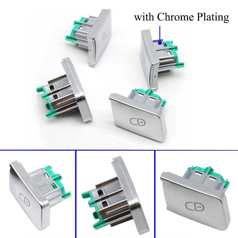 Inner Chrome Silver Door Lock Unlock Left Right Opening Switch Button For Benz C GLK E GLE Class C204 GLK204 W204 W212 W207