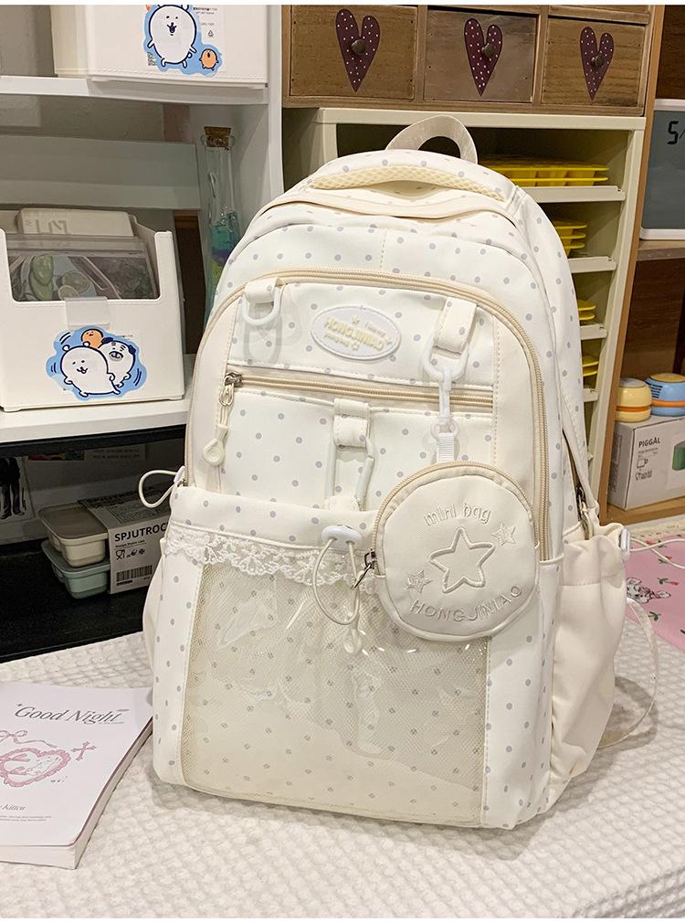 Schoolbag women's backpack primary school students large capacity cute Korean girl pain bag backpack new backpack