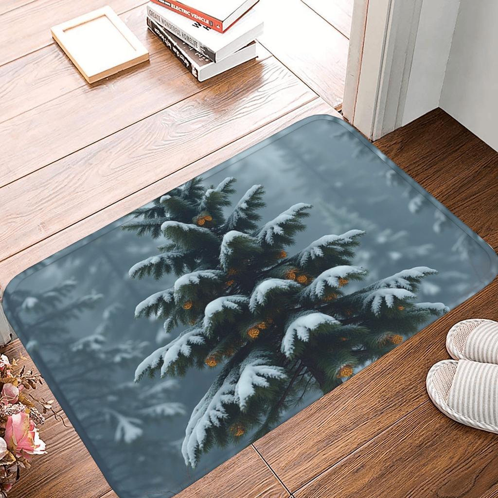 1PC Halloween Pattern Kitchen Rug Non-Slip Door Mat Pop Design Bathroom Rug Bath Mat Carpet for Home Sink Laundry Decor