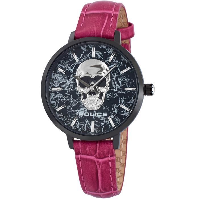 Montre femme - Police - PL16032MSB-06 - Cuir - Acier inoxydable - 36MM