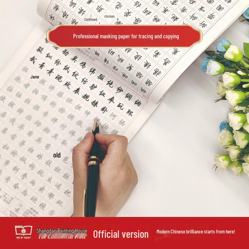 Tian Yingzhang Chinese Calligraphy Copybook for Hard Pens