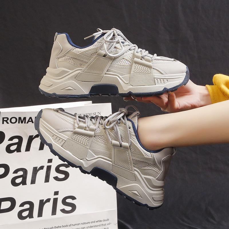 Couple Dad Shoes 2025 Summer New Dad Shoes Women's Shoes Platform Heightening Shoes Casual Women's Shoes Sports Shoes