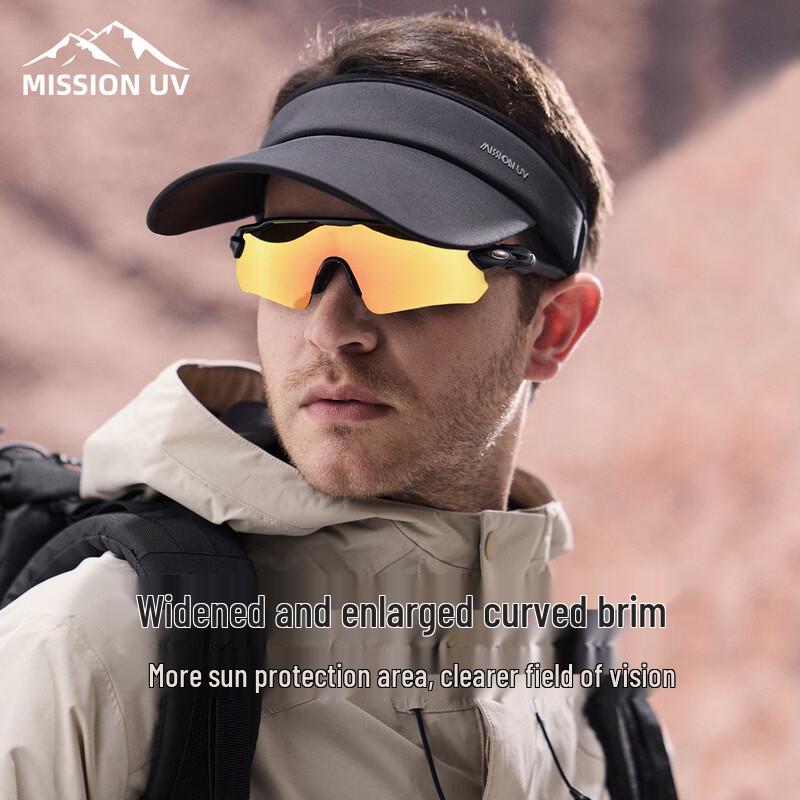 Cappello Visiera Parasole Uomo MISSION con Protezione UV