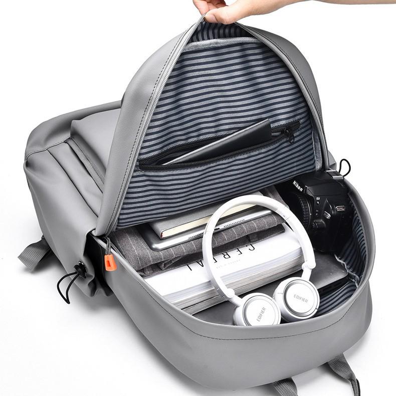 Men's Casual Multifunctional 17" Laptop Backpack - Large Capacity for College, Business & Travel