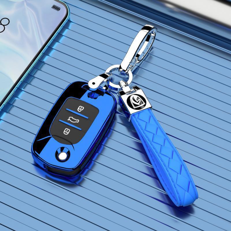 Baojun 610 Key Case: Premium Unisex Car Buckle Folding Remote Protective Shell for Model 14