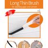 Groove Gap Cleaner Tools Set, 8 Pcs Hand-Held 2 Brush With Dustpan&Tweezer + 2 Sponge Brush With Dustpan + 2 Replacement Sponges +2 Crevice Brushes