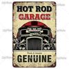 Vintage Auto Garage Metal Sign Vintage Plaque Rules Tin Sign Plate Wall Decor For Bar Club Man Cave Cartoon Art Painting  Poster
