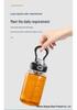 Large Capacity Leak-Proof Tea Brewing Glass Bottle with Flip-Top and Buckle