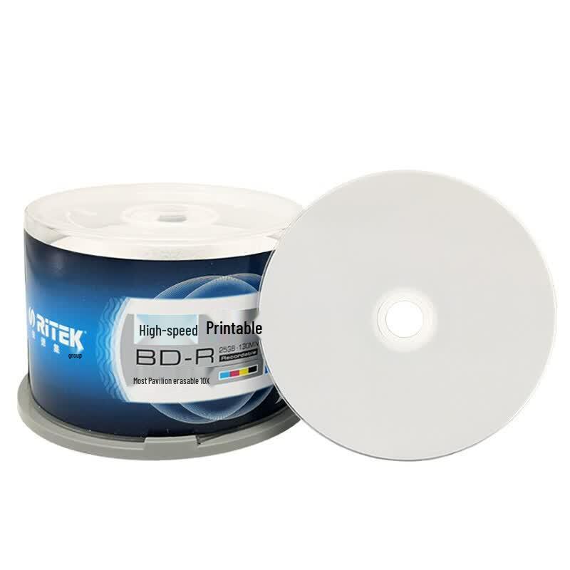 RITEK Blu-ray BD-R 25G Recordable Discs