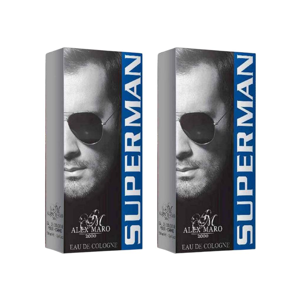 SUPERMAN Eau de Cologne pour Homme Natural Spray 100 ml 3,4 FL.OZ.