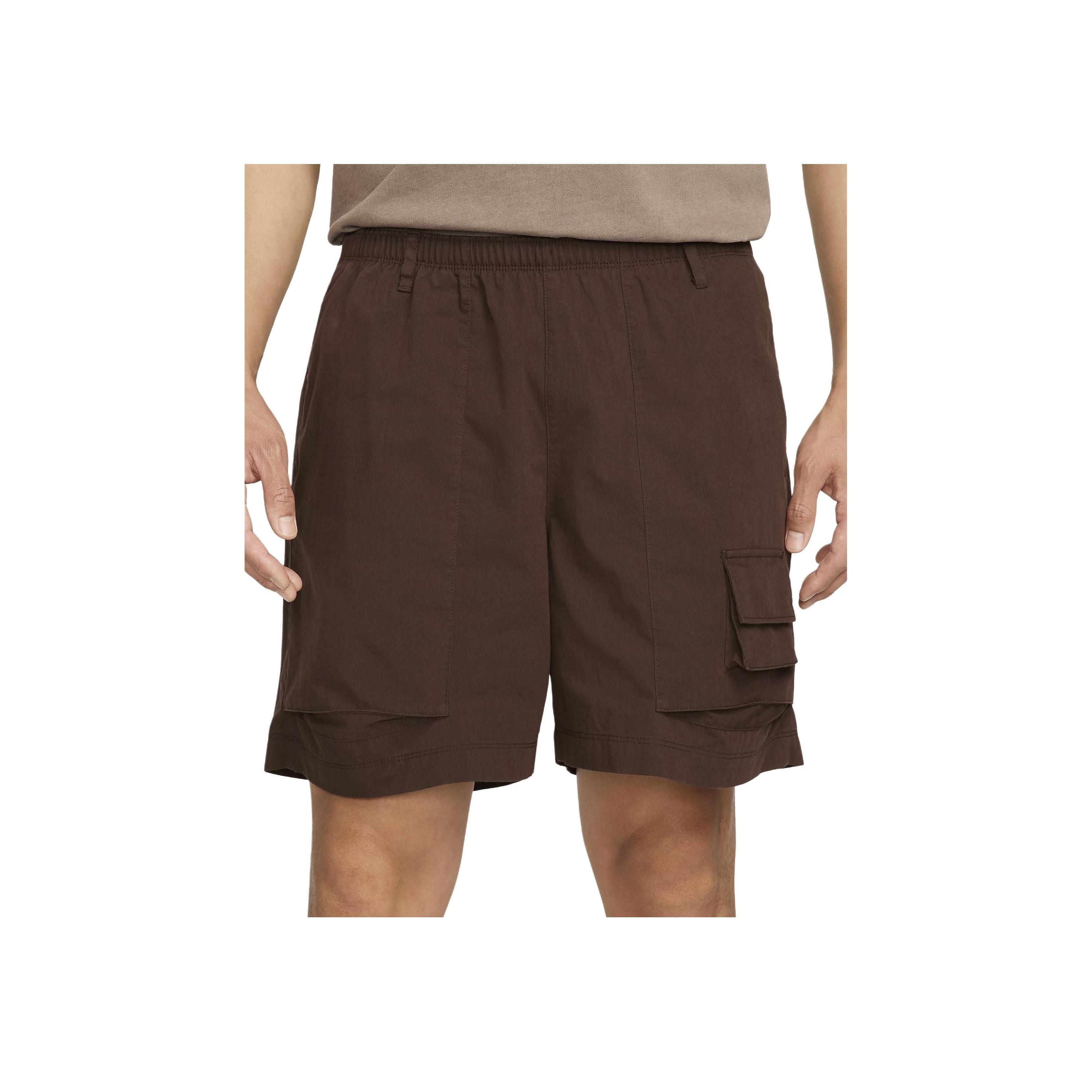 

Nike Elastic Solid Color Pocket Casual Shorts Men Shorts Baroque-Brown FN3217-237 L