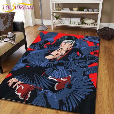 Anime Naruto Pattern Carpets Living Room Anti-Skid Area Rug Kids Bedroom Mats Yoga Mat Large Carpet Decor