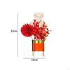 Chinese Year Flower Basket, Festival Photos Props Decoration Fruit Scene Layout Desktop Red Art