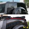 Rear Spoiler with Lights for 2020-2025 Land Rover Defender: Turn Signal, Daytime Running, Brake Lights, Mechanical Version