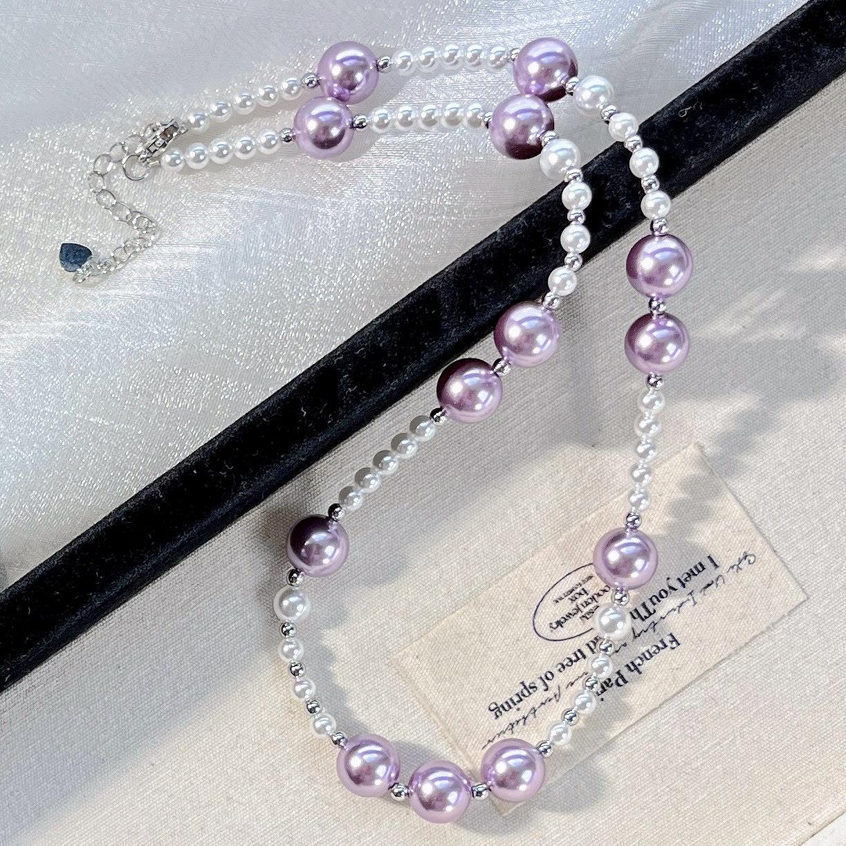 Strong Light High Quality Artificial Crystal Necklace Collarbone Chain Necklace