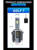 Golf 7 H7 LED Headlight Bulbs: Premium Halogen Replacement for German Cars, Hot New Item