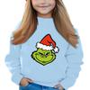 Christmas Day Girls Round Neck Pullovers For Kids Printed Baby Tops