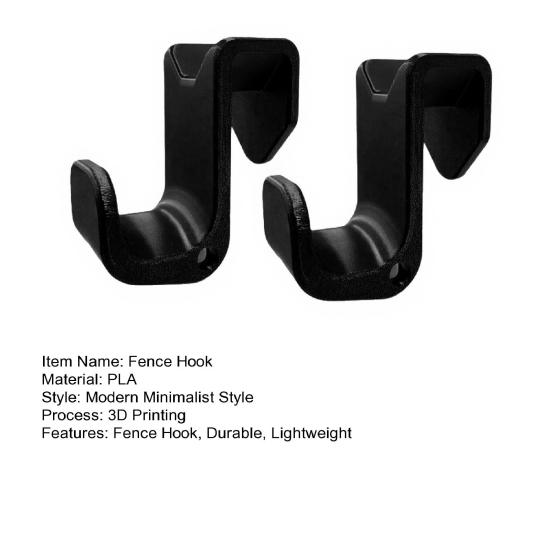 Yousheng Fence Hook High-Strength Stable Load-Bearing Baseball Bag Hanger Chain Link Fences Hook for Sports Equipment Towels Water Bottles