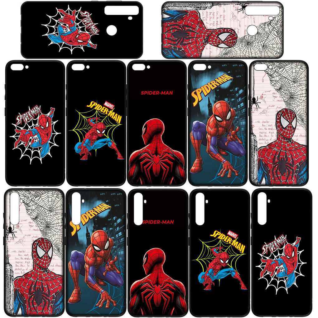 Phone Case for Samsung Galaxy S25 S23 S22 S24 Ultra FE A05 A06 A15 A16 A36 A37 A35 A54 A55 A56 A57 A25 A26 A53 Super Spiderman Spider Man Marvel Cover