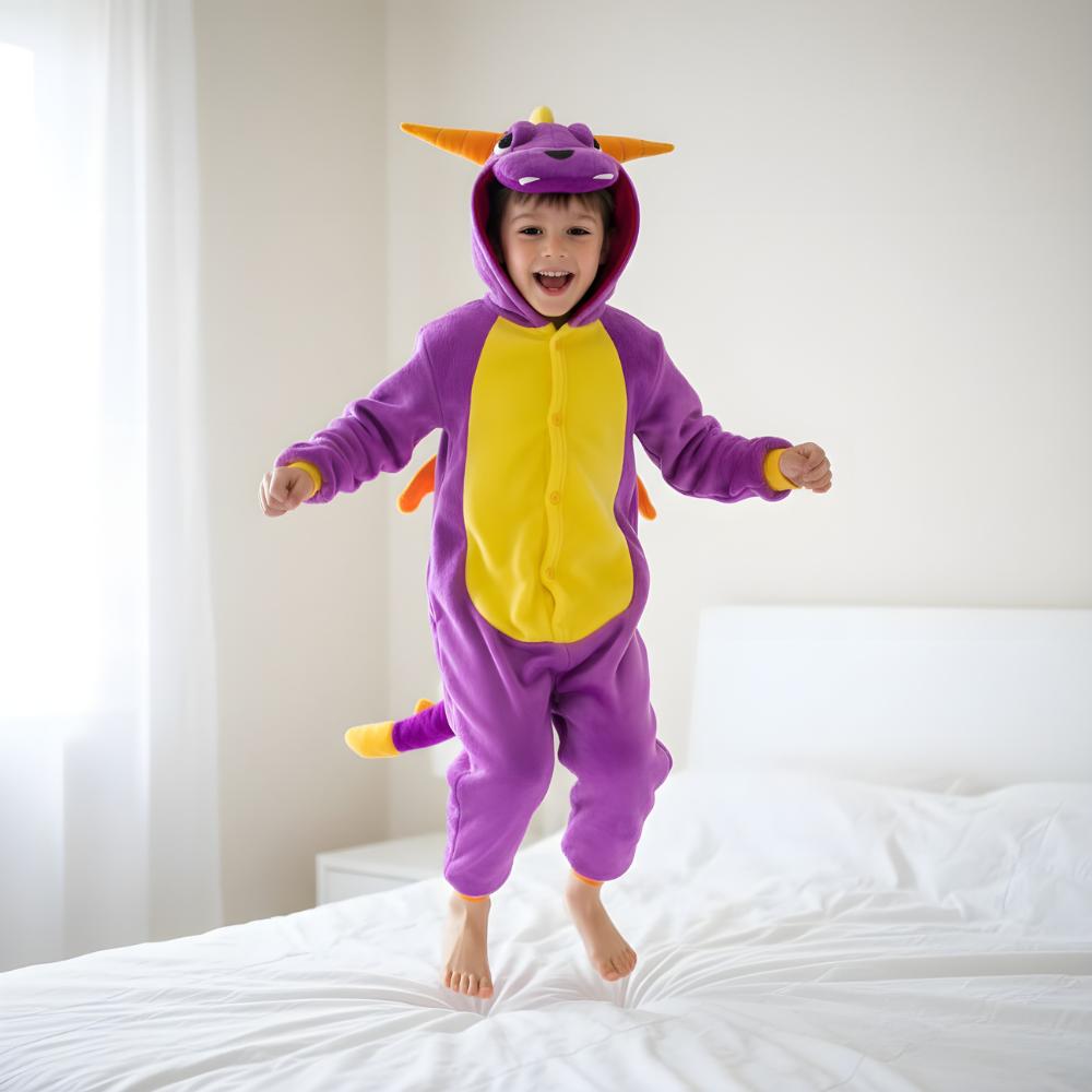 Spyro Children's Kigurumi Onesie Costume 105 - 115Cm