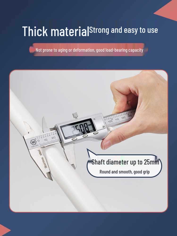 Child Retractable Clothes Drying Pole - Plastic Household Hanger and Rack